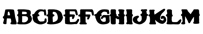 The Bad & The Bunny Font UPPERCASE
