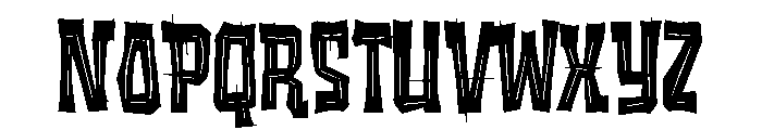 The Bandit and the Lone Rider Font UPPERCASE