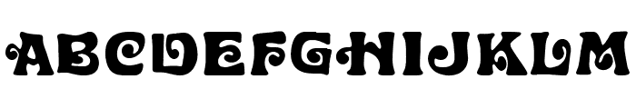 The Baroque Club Font UPPERCASE
