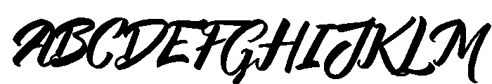 The Beard FREE PERSONAL US Reg Font UPPERCASE