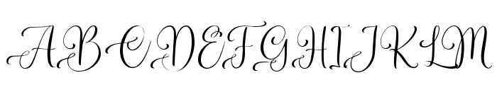 The Beautiful Secret Font UPPERCASE