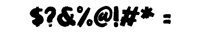The Biker Brother Font OTHER CHARS