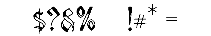 The Biology Gang Font OTHER CHARS