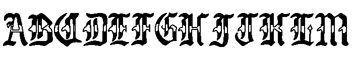 The Biology Gang Font UPPERCASE