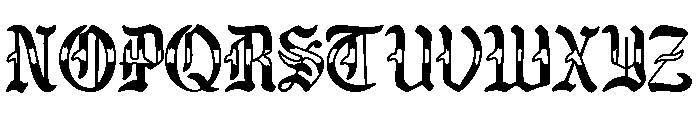 The Biology Gang Font UPPERCASE