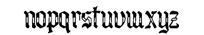 The Biology Gang Font LOWERCASE