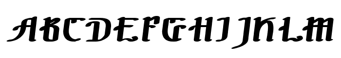 !The Black Bloc Bold Italic Font UPPERCASE