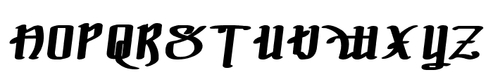 !The Black Bloc Bold Italic Font UPPERCASE