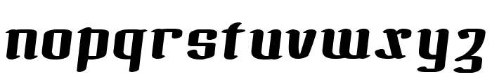 !The Black Bloc Bold Italic Font LOWERCASE