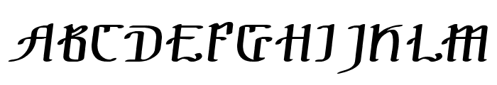 !The Black Bloc Italic Font UPPERCASE