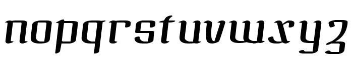 !The Black Bloc Italic Font LOWERCASE