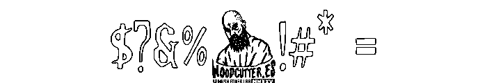 The Black War Outline Font OTHER CHARS