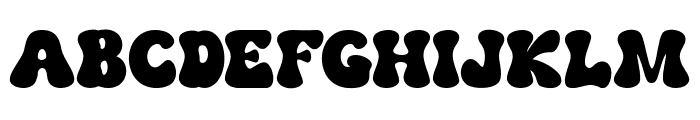 The Bouns Regular Font UPPERCASE