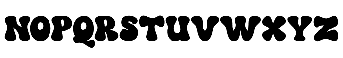 The Bouns Regular Font UPPERCASE