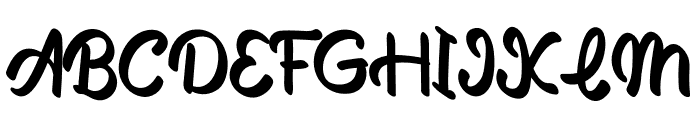 The Butter Font UPPERCASE