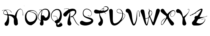 The Butterfly Regular Font UPPERCASE