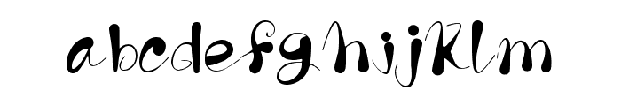 The Butterfly Regular Font LOWERCASE