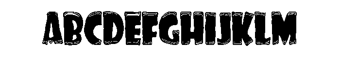 The Cartoon Hotel 02 Font UPPERCASE
