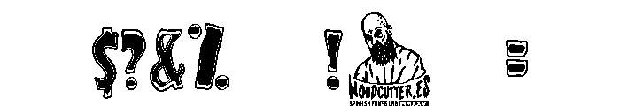 The Cartoon Hotel 04 Font OTHER CHARS