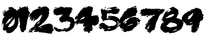 The Catch22 Ultra Brush Font OTHER CHARS