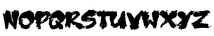 The Catch22 Ultra Brush Font UPPERCASE