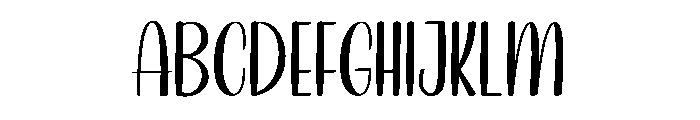 The Christmas Font UPPERCASE