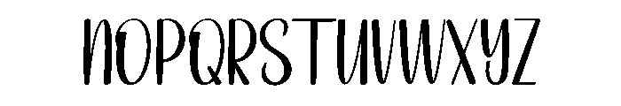 The Christmas Font UPPERCASE