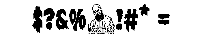 The Comic Horror Font OTHER CHARS