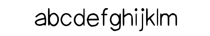 The Confession Regular Font LOWERCASE