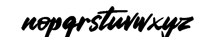 The Constellation Font LOWERCASE