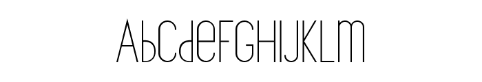The Copenhagener Font LOWERCASE