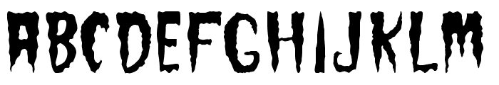 The Cramps Font UPPERCASE
