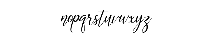 The Dance Signature Font LOWERCASE