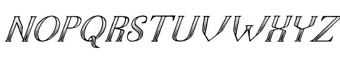 The Dark Titan Classicitalic Font UPPERCASE