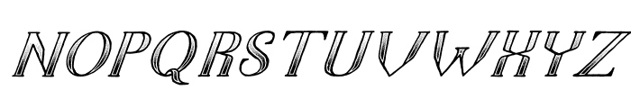 The Dark Titan Classicitalic Font LOWERCASE