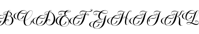 The Darling Font UPPERCASE