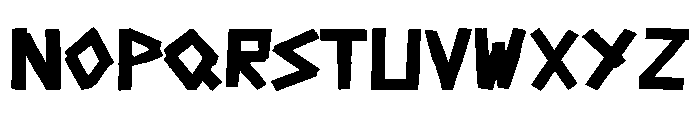 The Day Is My Enemy Font UPPERCASE