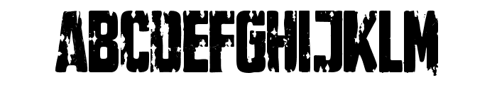 The Death Machine Font UPPERCASE