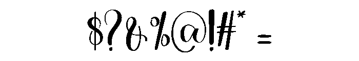 The Duck Font OTHER CHARS