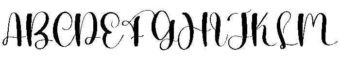 The Duck Font UPPERCASE