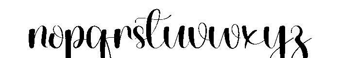 The Duck Font LOWERCASE