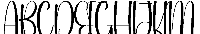 The Easter Font UPPERCASE
