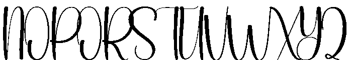 The Easter Font UPPERCASE