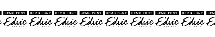 The Empire Demo Italic Font OTHER CHARS