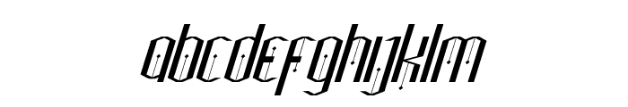 The Empire Demo Italic Font LOWERCASE