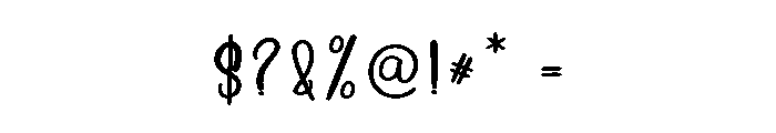 The Farmhouse Font OTHER CHARS