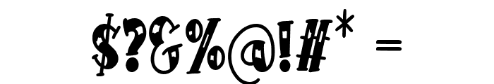 The First Tattoo Font OTHER CHARS