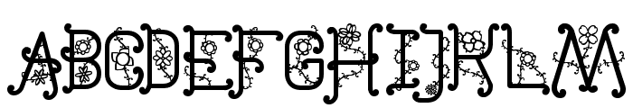 The Flowers St Font UPPERCASE