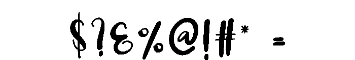 The Flowers Font OTHER CHARS