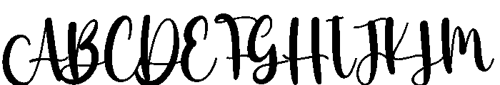The Flowers Font UPPERCASE